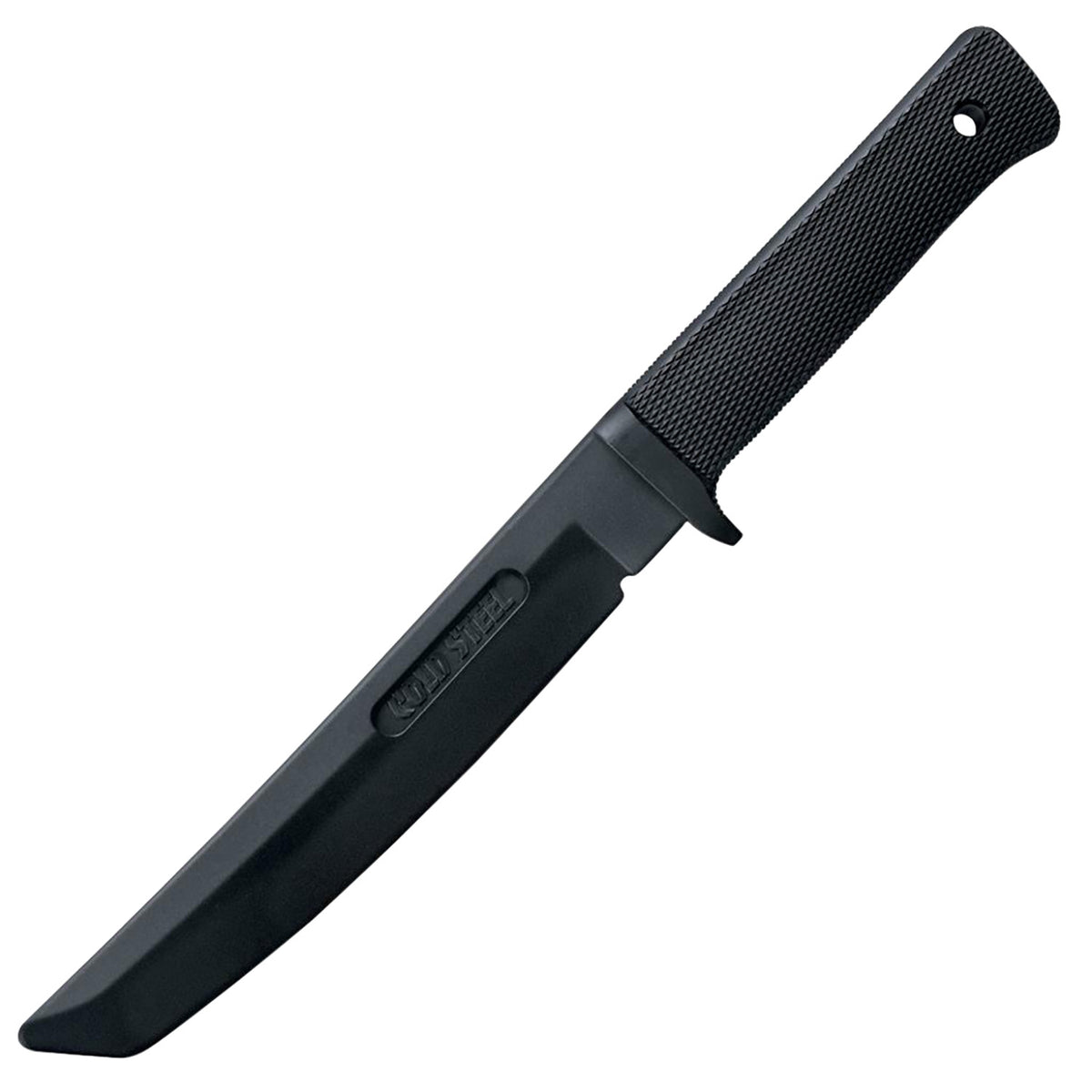 Cold Steel CS-92R13RT 7" Recon Rubber Training Knife Fixed Tanto Plain Black Santoprene