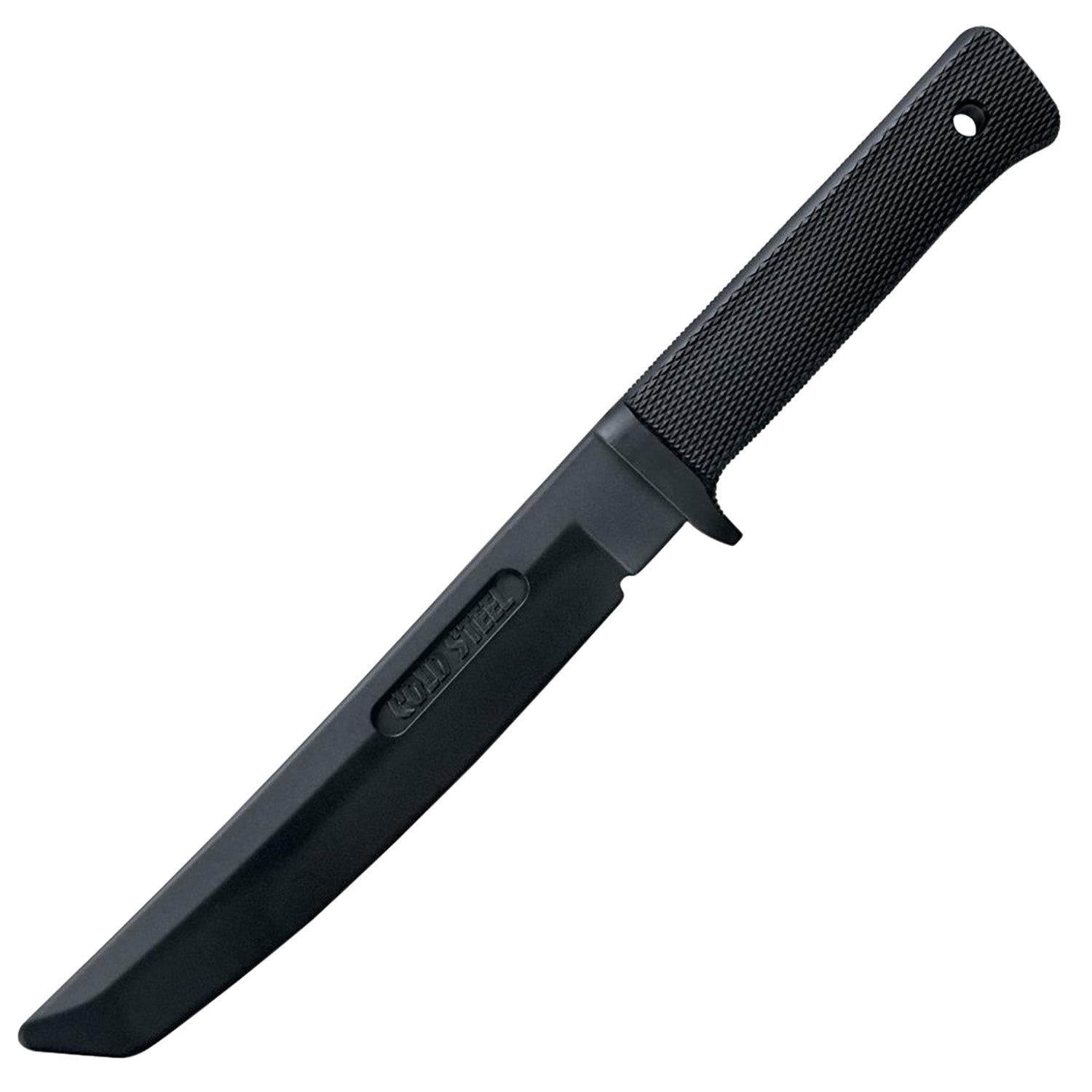 Cold Steel CS-92R13RT 7" Recon Rubber Training Knife Fixed Tanto Plain Black Santoprene