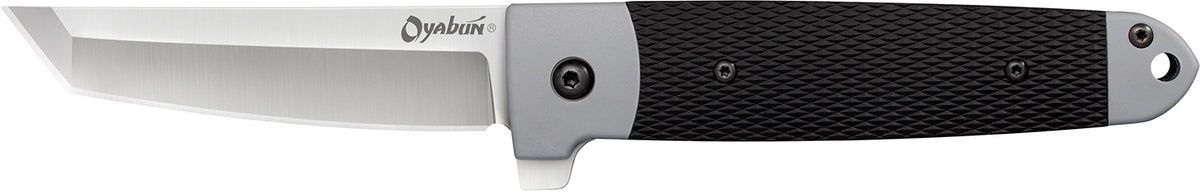 Cold Steel CS-26T Oyabun 3.5" Folding 4034 Stainless Blade Black Griv-Ex Handle with TPR Inlay