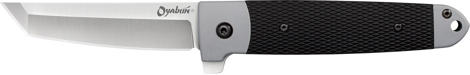 Cold Steel CS-26T Oyabun 3.5" Folding 4034 Stainless Blade Black Griv-Ex Handle with TPR Inlay