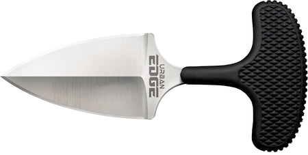 Cold Steel CS43XL Urban Edge 2.5" Fixed Plain Stone Wash AUS-8A SS Blade Black Kray-Ex Handle Everyday Carry