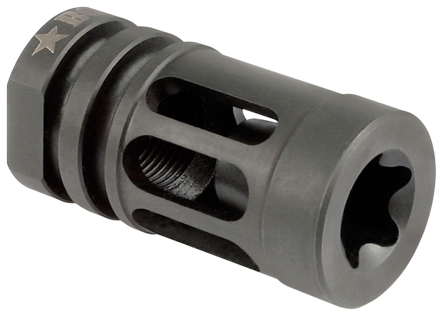 BCM GFCMOD0556 AR-15 Gunfighter Compensator Mod 0 Black Nitride 1/2"-28 5.56 NATO