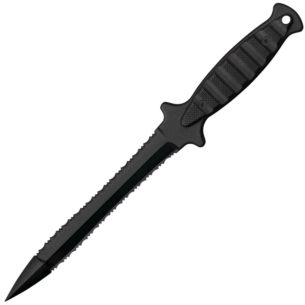 Cold Steel CS-92FMA FGX Wasp 7" Fixed Blade Serrated Black Polypropylene Griv-Ex Blade and Handle
