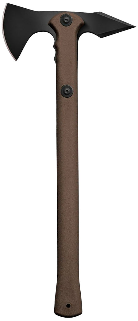Cold Steel CS90PTHF Trench Hawk 3.5" 1055 Carbon Steel Blade 19" FDE Poly Handle Tactical Tomahawk