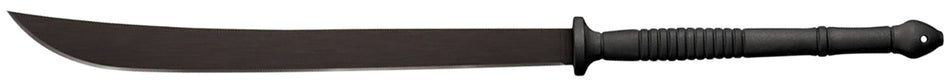 Cold Steel CS97THAMS Thai Machete 22" 1055 Carbon Steel Baked-On Matte Blade Black Poly Handle 36.50" with Steel Guards and Sheath
