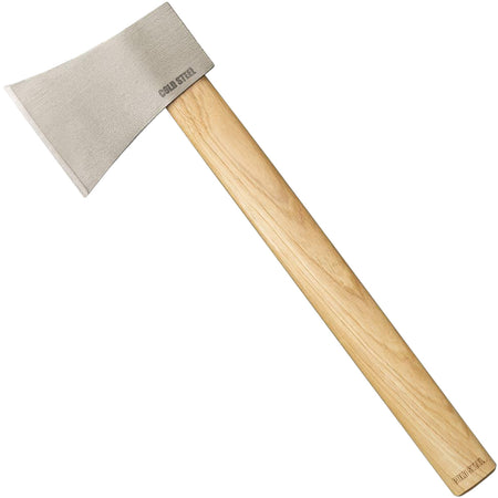 Cold Steel CS90AXFZ Competition Throwing Axe 4" Plain 1055 Carbon Steel Blade American Hickory 16" Handle