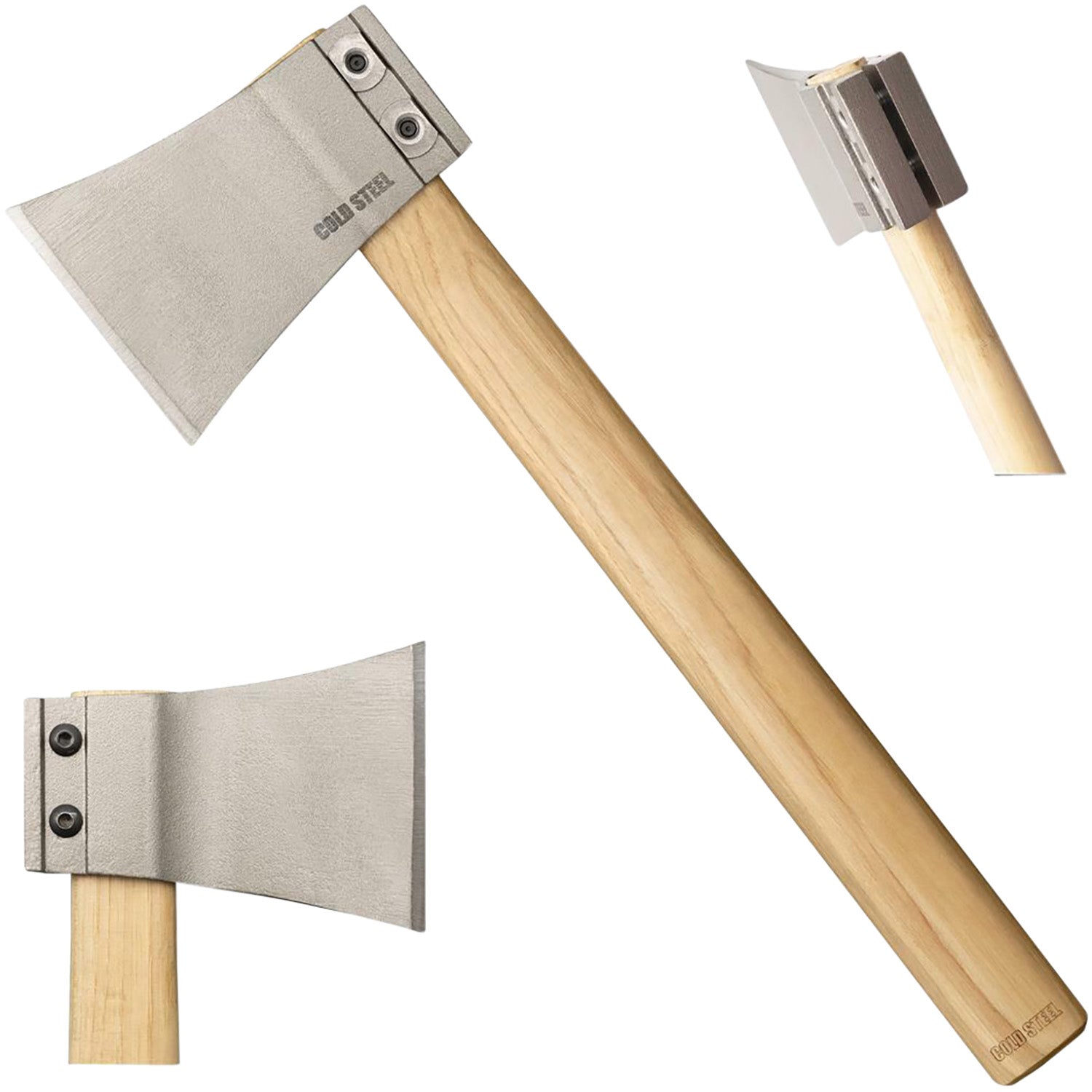 Cold Steel CS90AXA Professional Thrower 4" 1055 Carbon Steel Blade American Hickory Handle 16" Overall