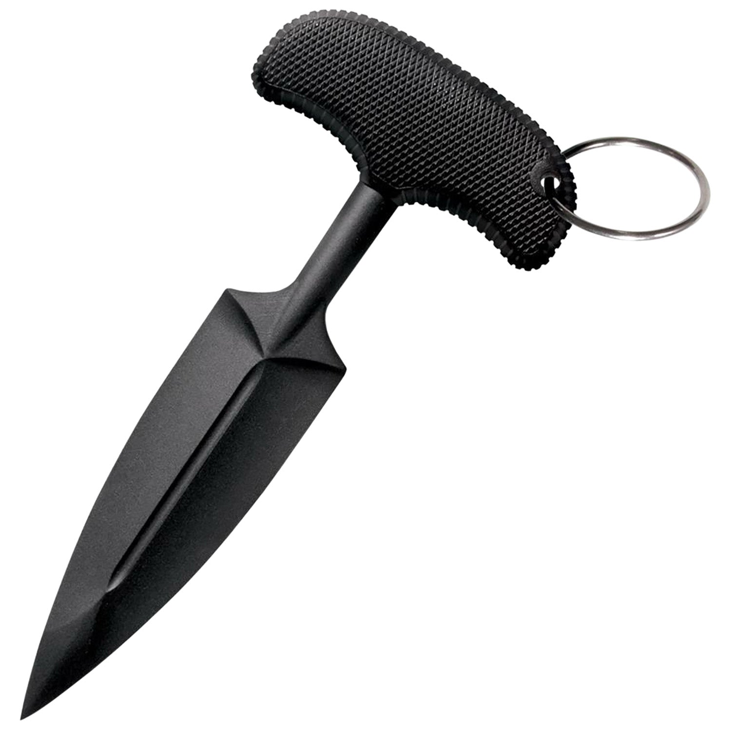 Cold Steel CS-92FPA FGX Nightshade Push Blade I 3.50" Fixed Plain Griv-Ex Blade Black Kray-Ex Handle