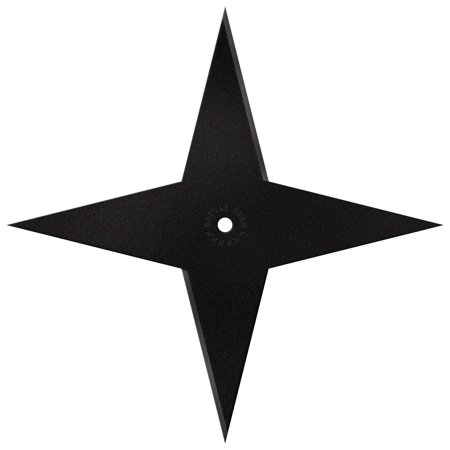 Cold Steel CS80SSXL Battle Star 1055 Carbon Steel Black Finish Large Production Throwing Star
