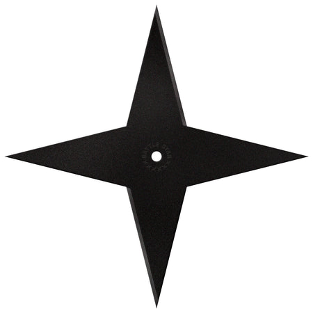 Cold Steel CS80SSXL Battle Star 1055 Carbon Steel Black Finish Large Production Throwing Star