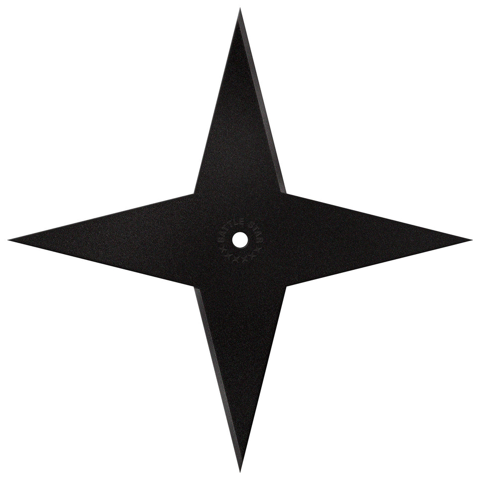 Cold Steel CS80SSXL Battle Star 1055 Carbon Steel Black Finish Large Production Throwing Star