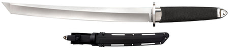 Cold Steel CS35AE Magnum Tanto XII 12" Fixed Blade Tanto Satin VG-10 San Mai Stainless Black Oval Kray-Ex Handle and Sheath