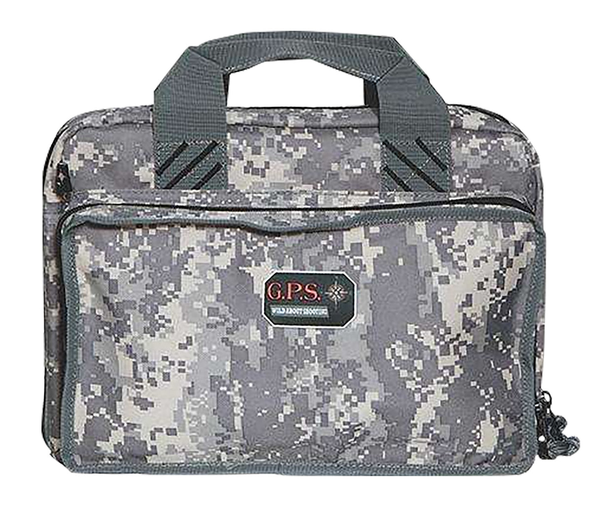 GPS 1310PCDC Digital Camo Nylon Pistol Case Carries 4 Handguns with Lockable Zippers
