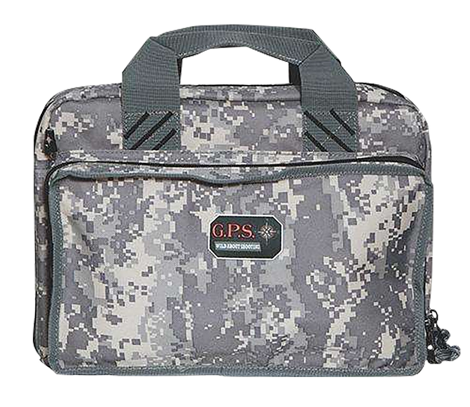 GPS 1310PCDC Digital Camo Nylon Pistol Case Carries 4 Handguns with Lockable Zippers