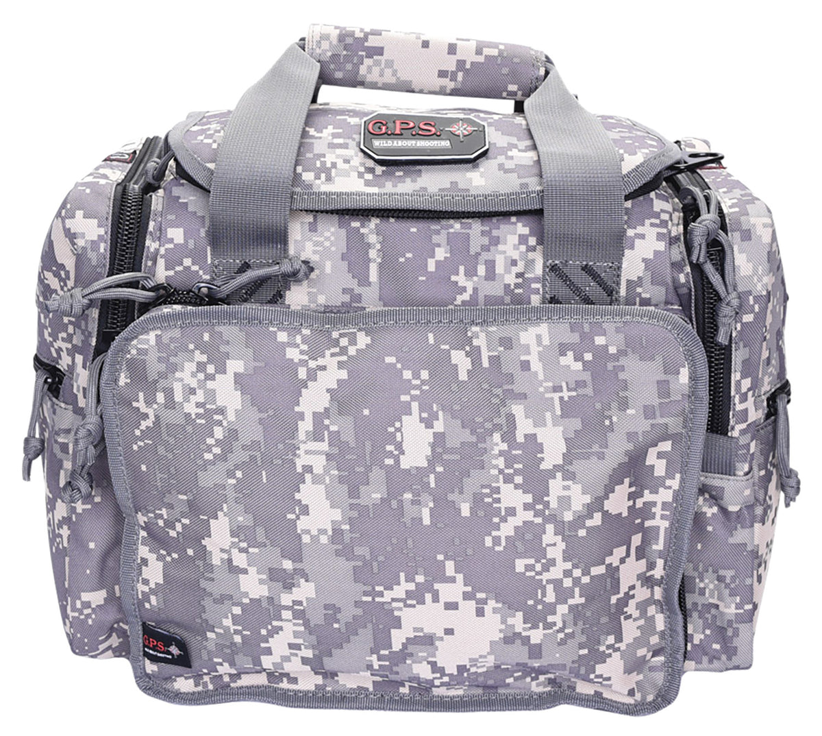 GPS 1411MRBDC Digital Camo Medium Range Bag Nylon Padded Walls Shoulder Strap Lockable Zippers