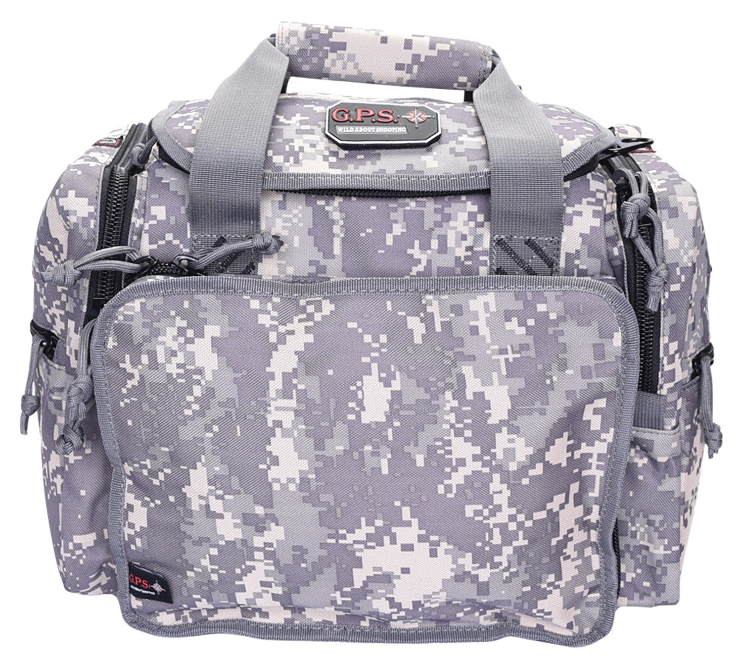 GPS 1411MRBDC Digital Camo Medium Range Bag Nylon Padded Walls Shoulder Strap Lockable Zippers