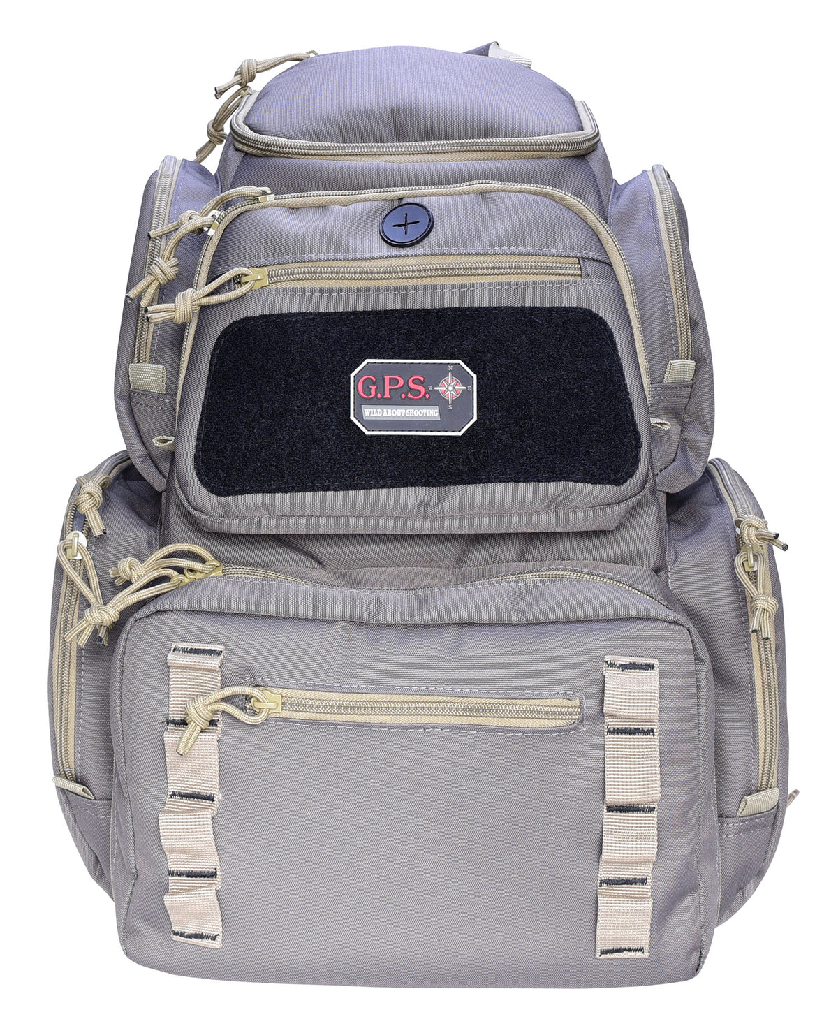 GPS 1712BPRK Pistolero Rifle Green Khaki Range Backpack MOLLE Webbing 5 Handguns