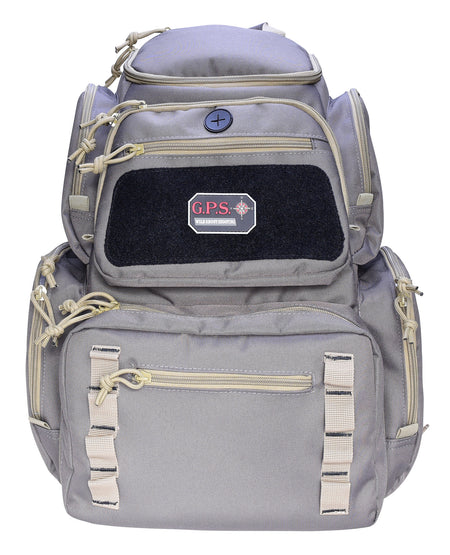 GPS 1712BPRK Pistolero Rifle Green Khaki Range Backpack MOLLE Webbing 5 Handguns