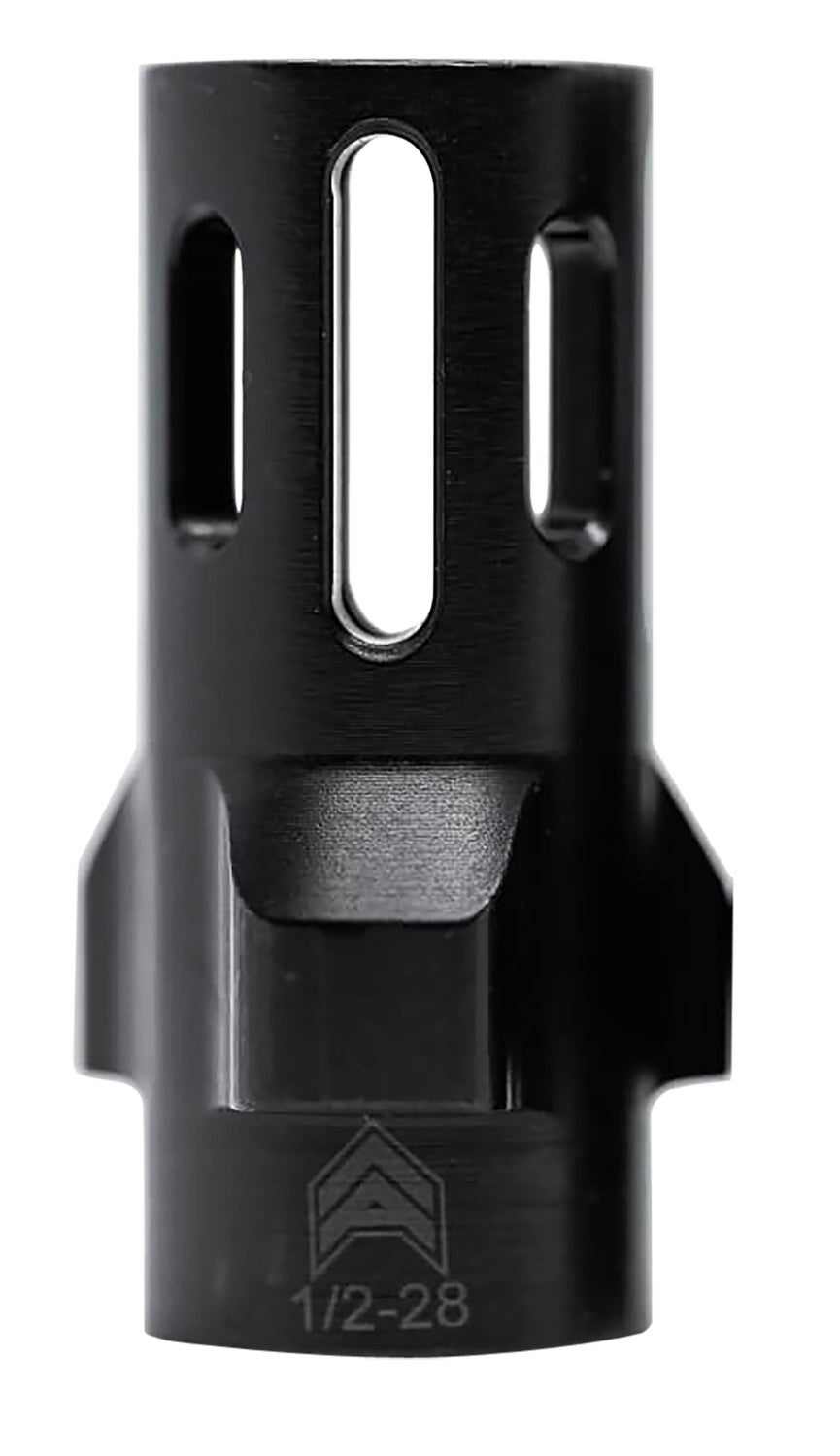 Angstadt Arms 9mm 3-Lug Flash Hider Black Anodized Steel 1/2"-28 tpi 1.42" Overall Length