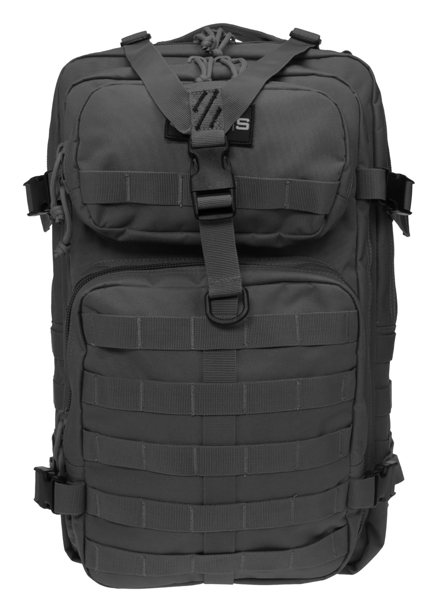 GPS T1712BPB Black 600D Polyester Laptop Tactical Backpack with Pistol Storage