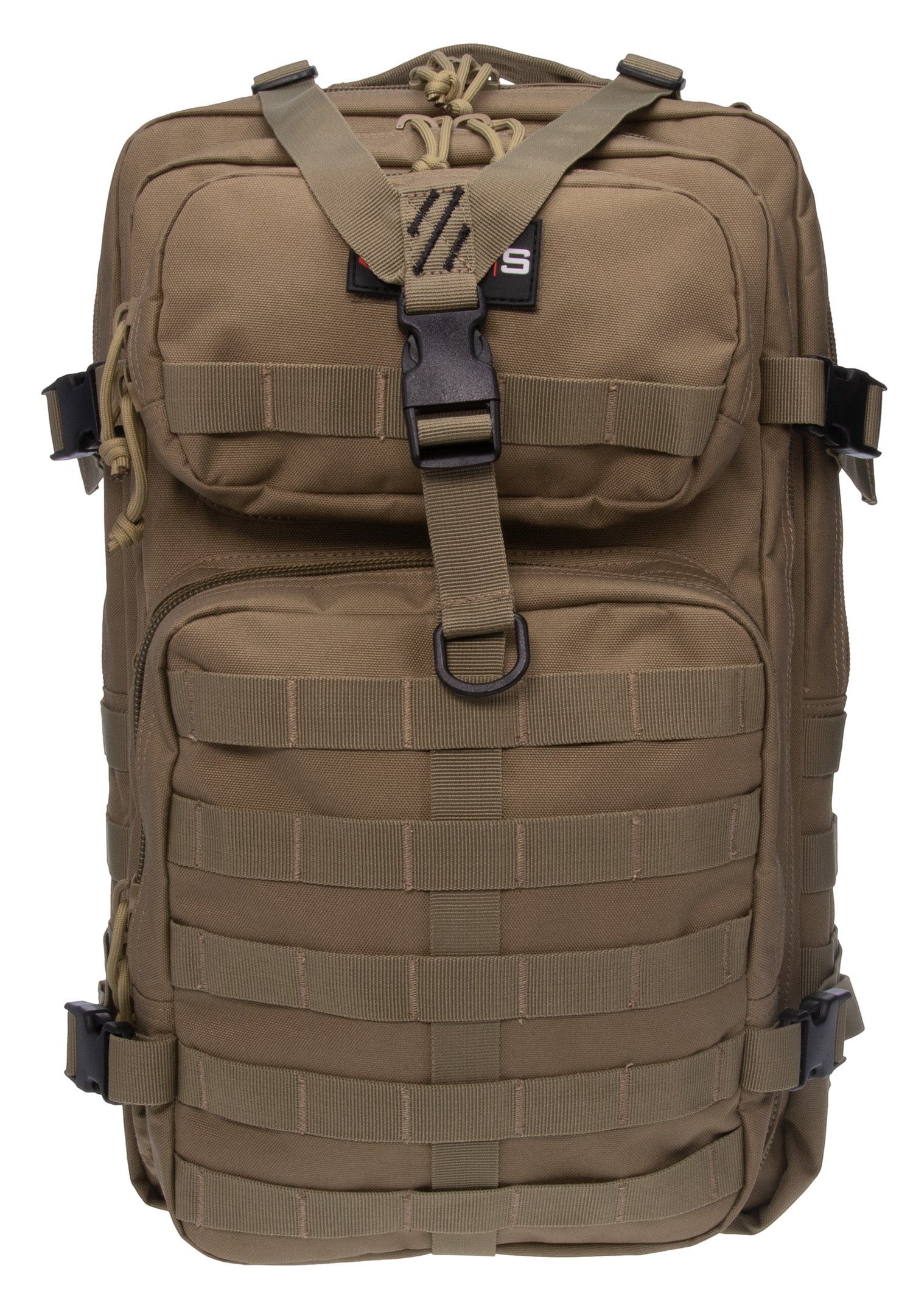 GPS T1712BPT Tan 600D Polyester Laptop Tactical Backpack with Pistol Storage