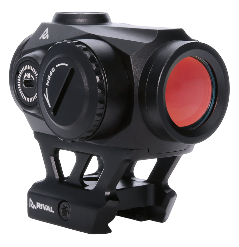 Rival Arms X2 Black Anodized 1x 22mm 2 MOA Red Dot Motion Sensing Optic