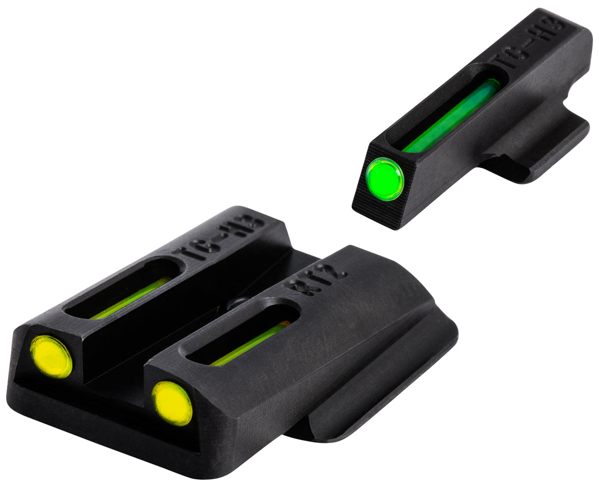 TruGlo TGTG131RT2Y Day & Night TFO Sight Set Yellow/Green Tritium Ruger LC9 380