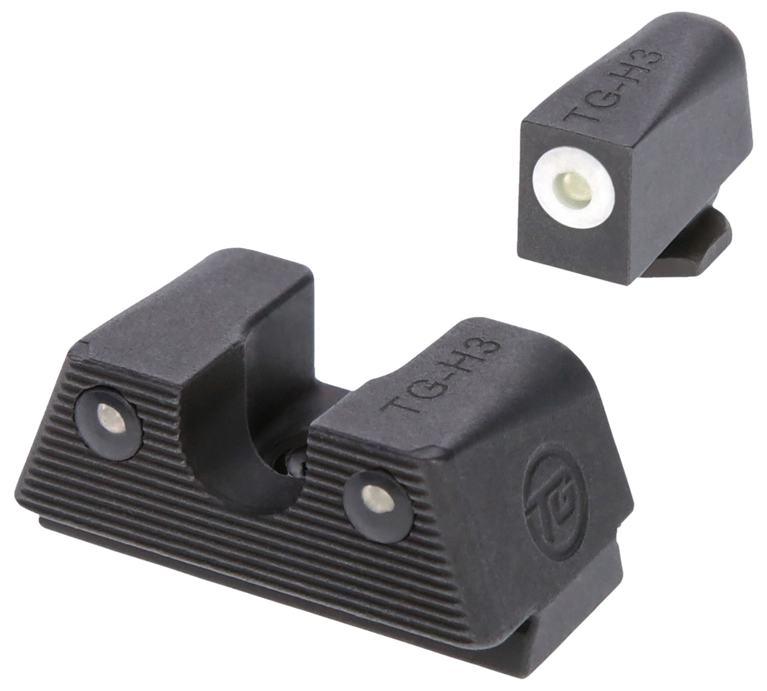 TruGlo TGTG231G1XA Tritium X Night Sight Set for Glock 42 43 43X 48 Excluding MOS