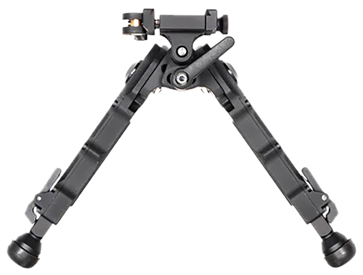 Accu-Tac BRASQDG204 BR-4 G2 Arca Style Rail Bipod 5.75"-8.25" Black Aluminum with Steel Feet