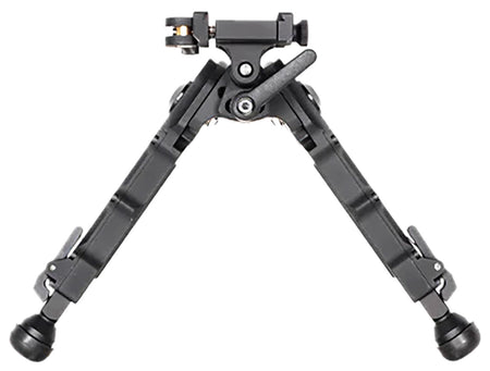 Accu-Tac BRASQDG204 BR-4 G2 Arca Style Rail Bipod 5.75"-8.25" Black Aluminum with Steel Feet