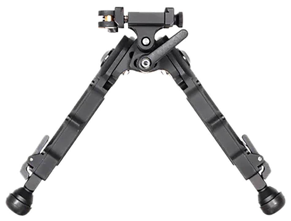 Accu-Tac BRASQDG204 BR-4 G2 Arca Style Rail Bipod 5.75"-8.25" Black Aluminum with Steel Feet