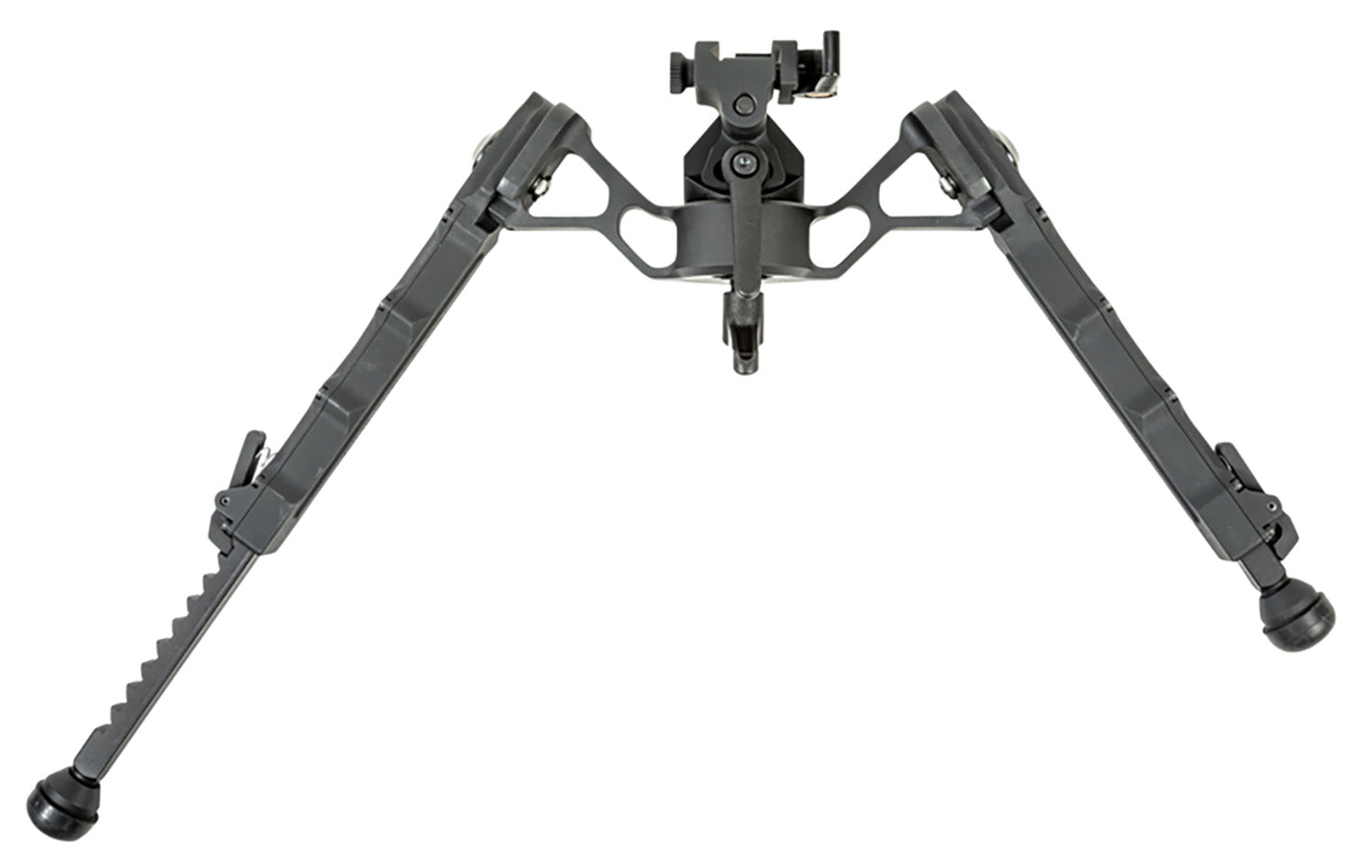 Accu-Tac FCASQDG205 FC-5 G2 Arca Style Rail Bipod 6.25"-10.85" Black Hardcoat Aluminum