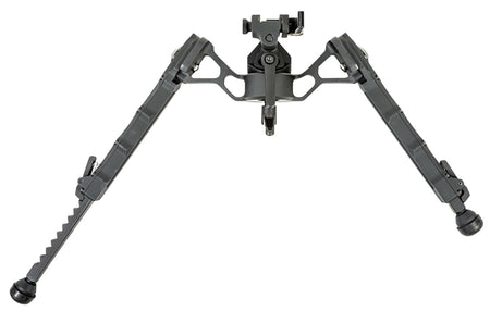 Accu-Tac FCASQDG205 FC-5 G2 Arca Style Rail Bipod 6.25"-10.85" Black Hardcoat Aluminum