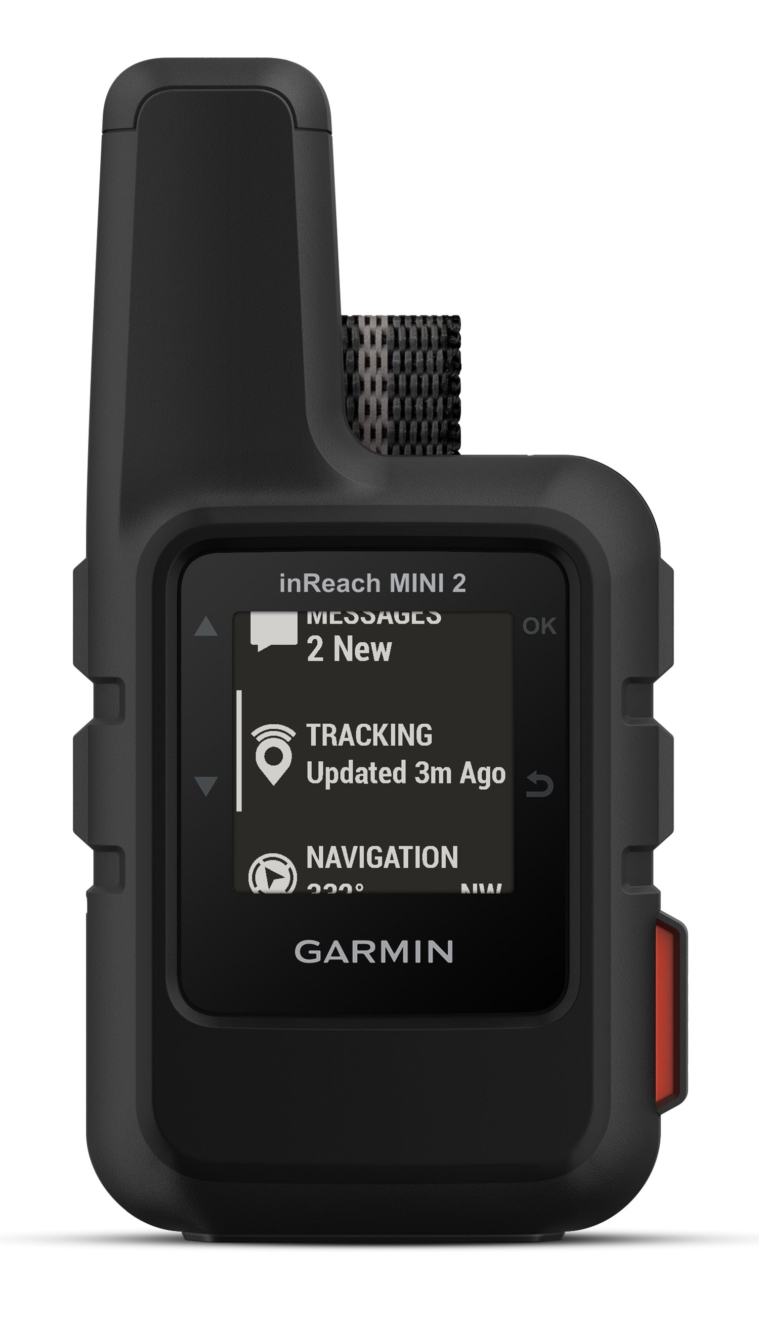 Garmin inReach Mini 2 GPS Satellite Communicator Black Rechargeable Lithium Battery Bluetooth/ANT+ SOS
