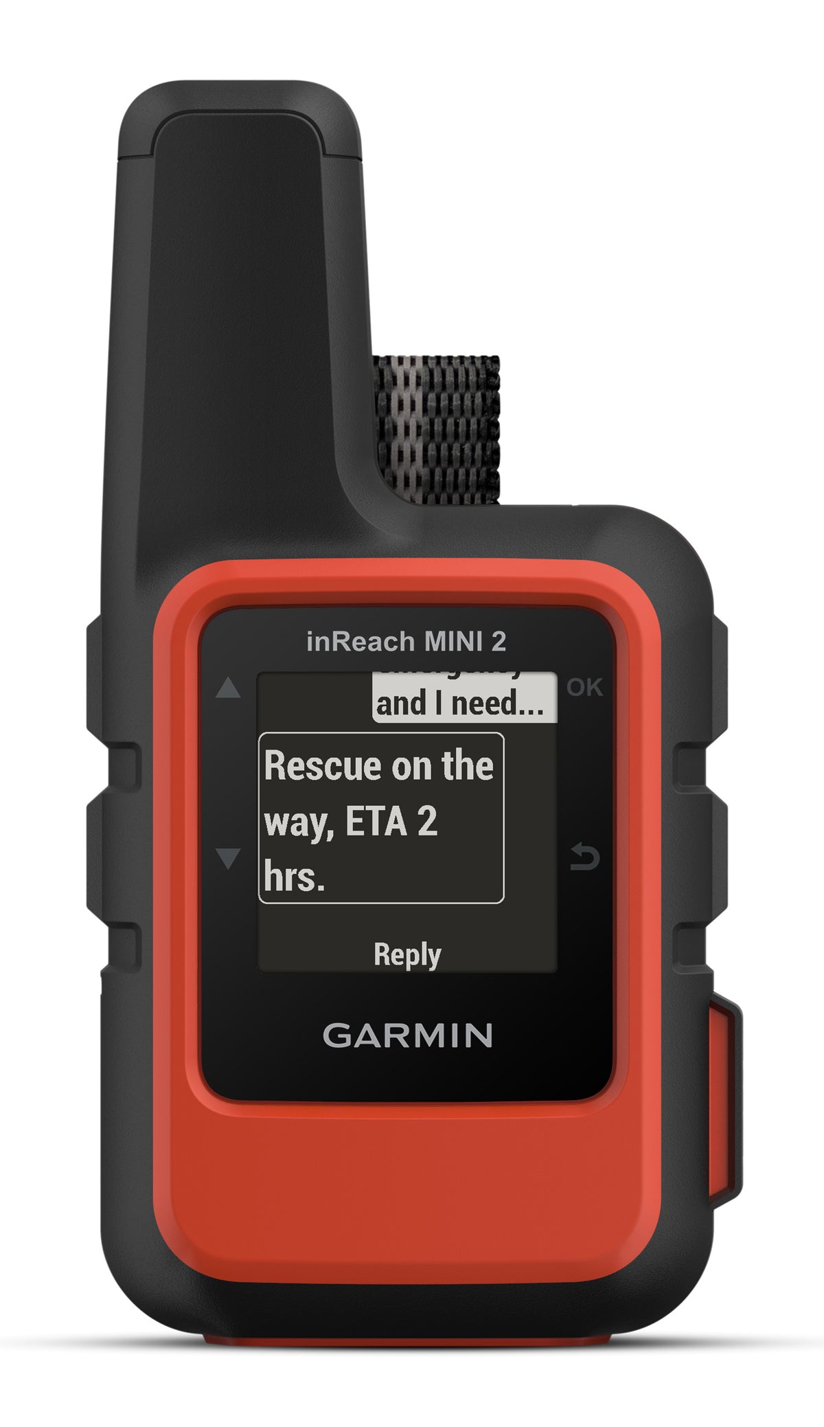 Garmin inReach Mini 2 GPS Satellite Communicator Black/Red Rechargeable Lithium Battery Bluetooth/ANT+
