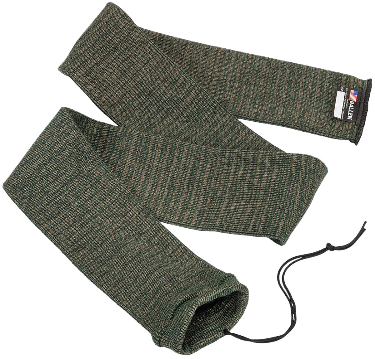 Allen 133 Green Silicone-Treated Knit Gun Sock 52" Rifle/Shotgun with Cinch Closure