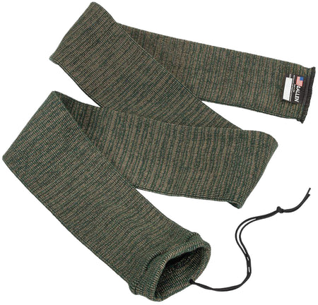 Allen 133 Green Silicone-Treated Knit Gun Sock 52" Rifle/Shotgun with Cinch Closure