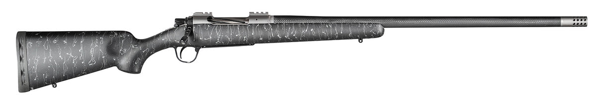 Christensen Arms CA10268315331 Summit TI Full Size 7mm Rem Mag 3+1, 26" Natural Titanium Steel Threaded Barrel, Natural Titanium Aluminum Receiver, Black w/Gray Webbing Fixed Sporter Stock