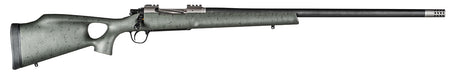 Christensen Arms CA10269315322 Summit TI Full Size 7mm Rem Mag 3+1, 26" Natural Titanium Steel Threaded Barrel, Natural Titanium Aluminum Receiver, Green w/Black Webbing Fixed Thumbhole Stock