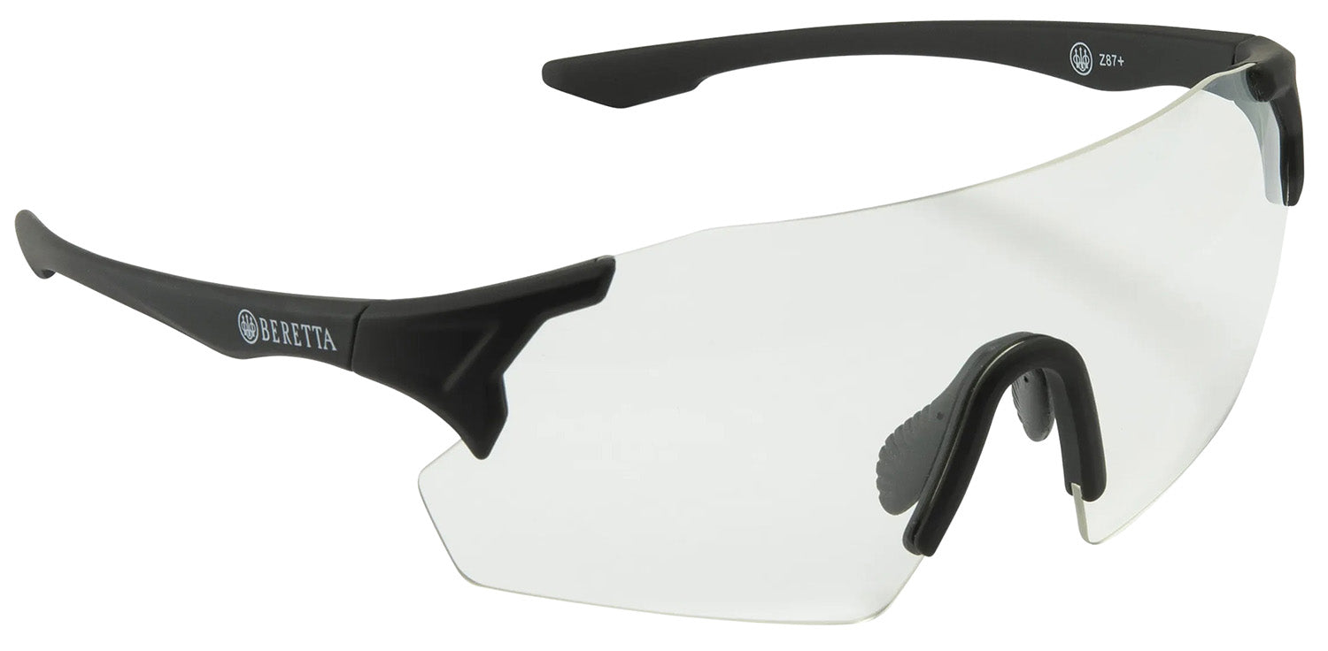Beretta Challenge EVO Glasses Clear Lens Black Frame for Shooters