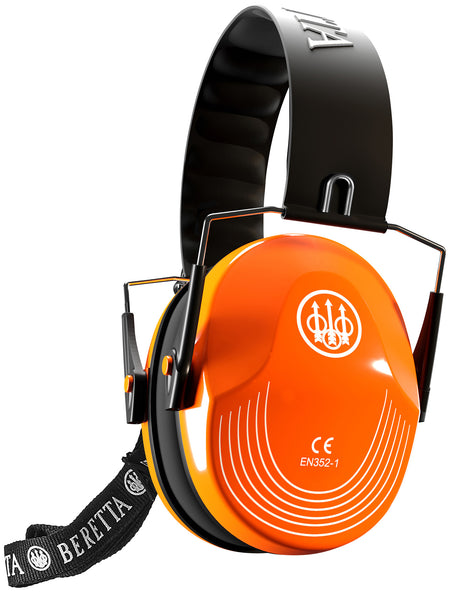 Beretta Safety Pro Over-the-Head Earmuff 25 dB Fluorescent Orange and Black