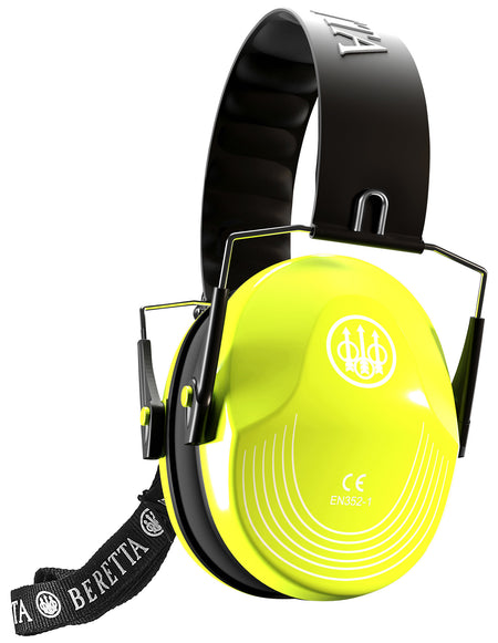 Beretta Safety Pro Over-the-Head Earmuff 25 dB Fluorescent Yellow and Black