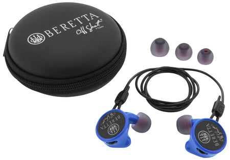 Beretta Mini Headset Comfort Plus 32 dB Silicone In-the-Ear Hearing Protection Blue/Black