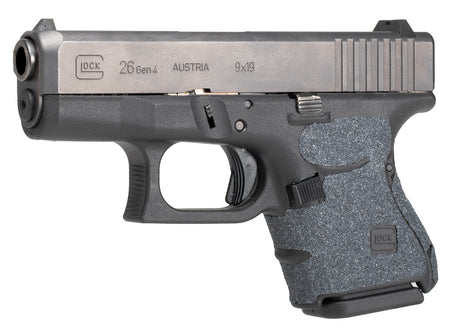 Hogue 18649 Wrapter Adhesive Grip Glock 26/27/33 Gen 4 - Heavy Grit Black Finish