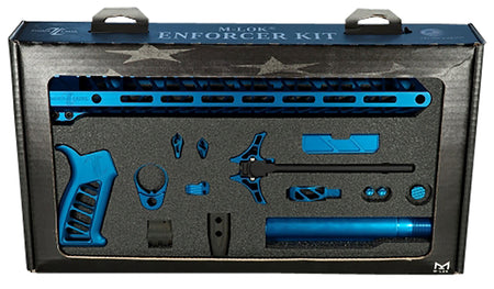Timber Creek Outdoors Enforcer AR-15 Complete Build Kit Blue Anodized with M-LOK Handguard