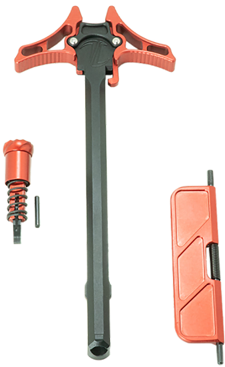 Timber Creek Outdoors Enforcer AR-15 Upper Parts Kit in Red Anodized Aluminum EUPKR
