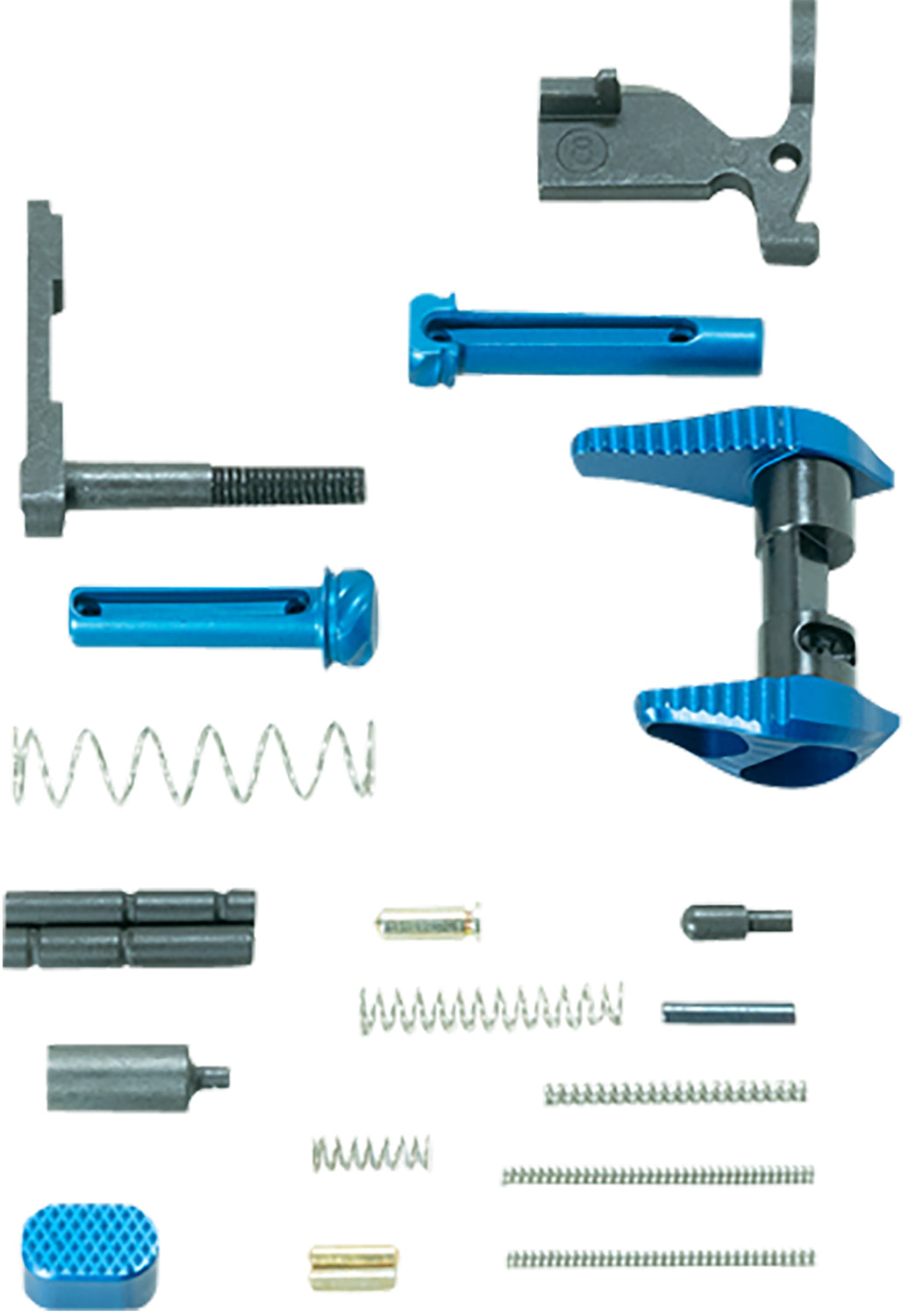 Timber Creek Outdoors Enforcer AR-15 Lower Parts Kit Blue Anodized Aircraft Aluminum