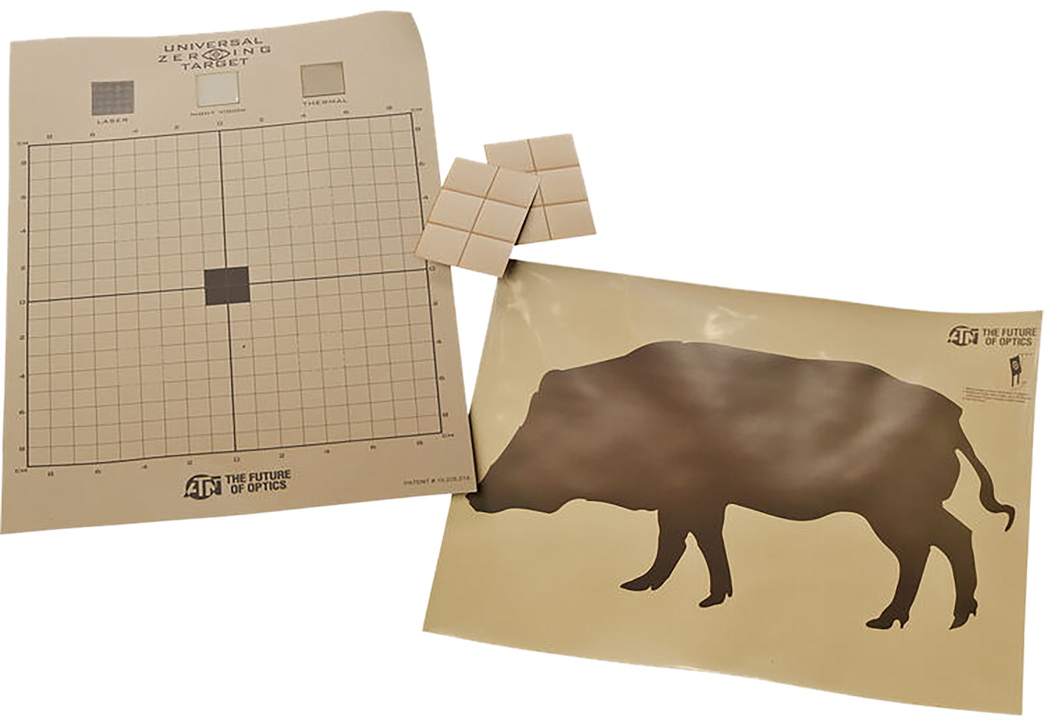 ATN ACMKIRTGBR Boar Thermal Training Target Kit 30" x 24" with 12 Plasters