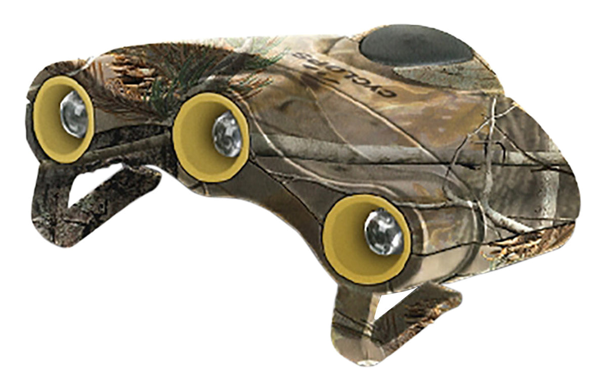 Cyclops Orion Tilt 30 Lumen Hat Clip Light NXT Camo Clip-On Green/White LED