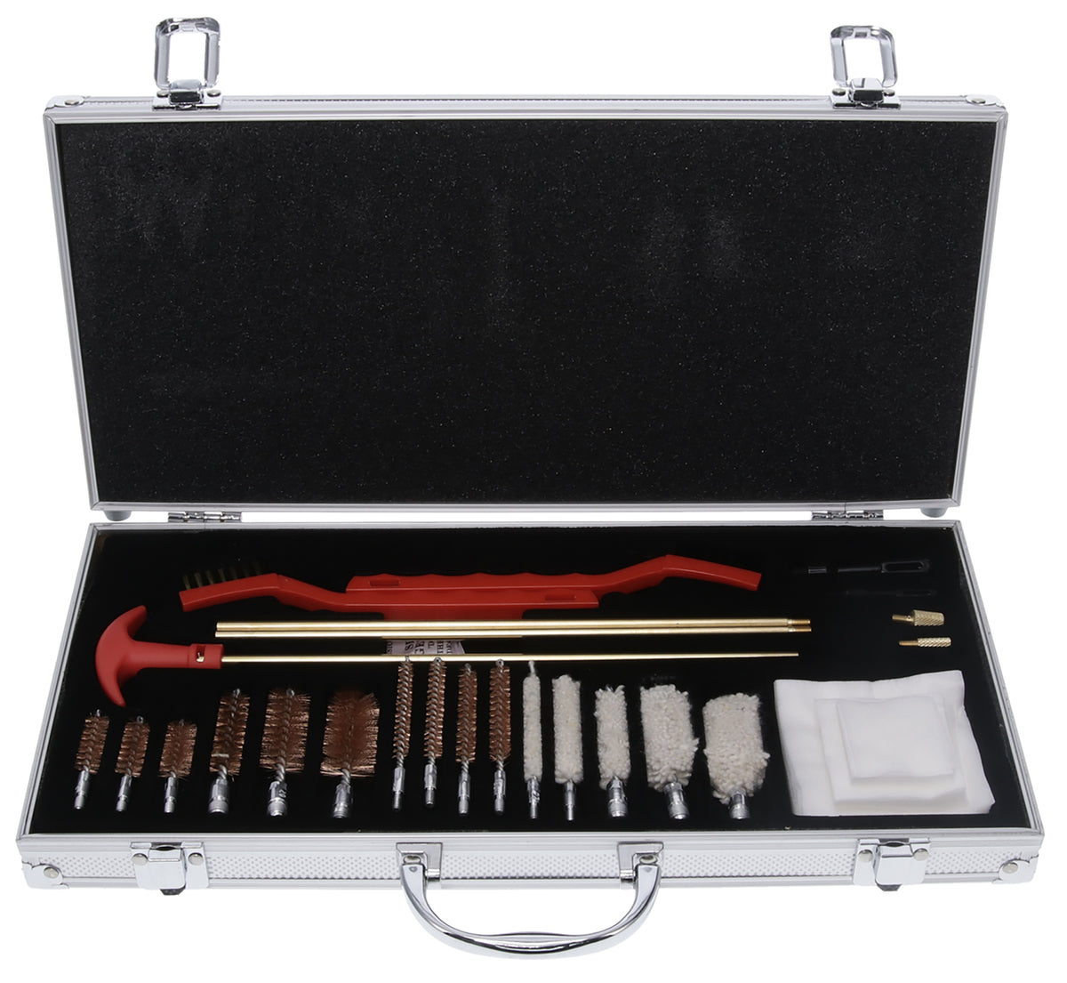 Birchwood Casey Premium Cleaning Kit PGCK Multi-Caliber 27 Pieces Silver